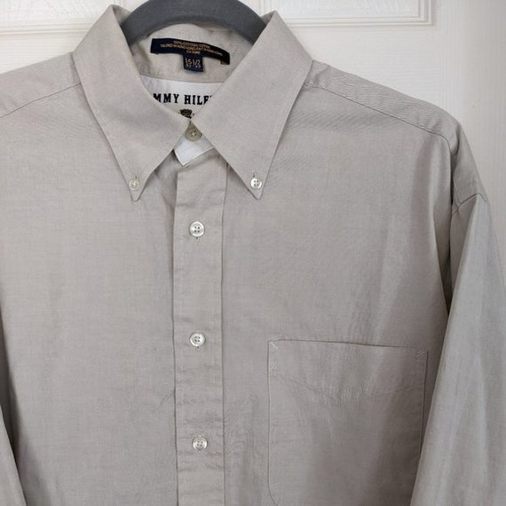 Vintage 90's Tommy Hilfiger Men's Button Up Shirt… - image 3