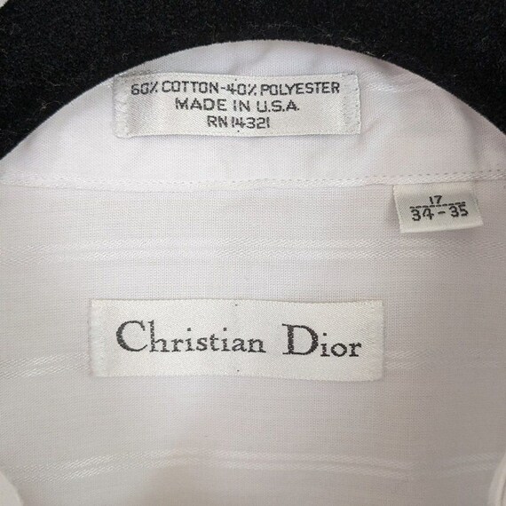 Men's Vintage Christian Dior Button Down Shirt - … - image 4