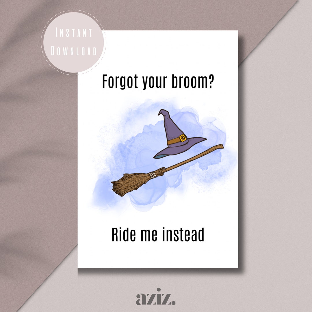 Digital Halloween Card Printable, Printable Halloween Postcard ...