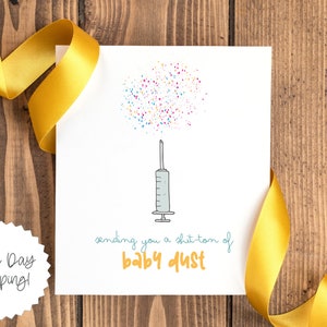 IVF Card, Infertility Card, IVF Gifts, IVF Care Package, Encouragement Card, Infertility Gift, Transfer Day