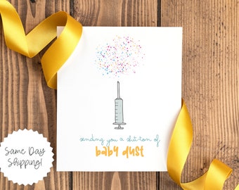 IVF Card, Infertility Card, IVF Gifts, IVF Care Package, Encouragement Card, Infertility Gift, Transfer Day