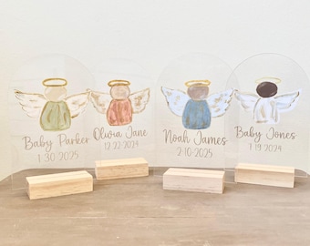 Hand Painted Memorial Keepsake, Baby Loss Remembrance Gift