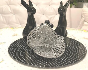 Oster Tischdeko, Osterdeko, Osterhase, Ostergeschenke, Ostern,  Ostereier, Osterkorb, Osterpresente