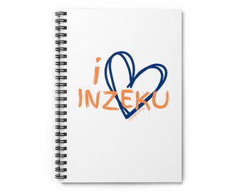 I Heart Inzeku Spiralblock - Liniert Line