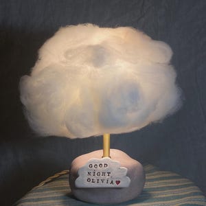 Gepersonaliseerde uniek cadeau/wolkenlamp