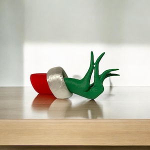 Christmas style HAND- mistletoe, keys, bulb hanger