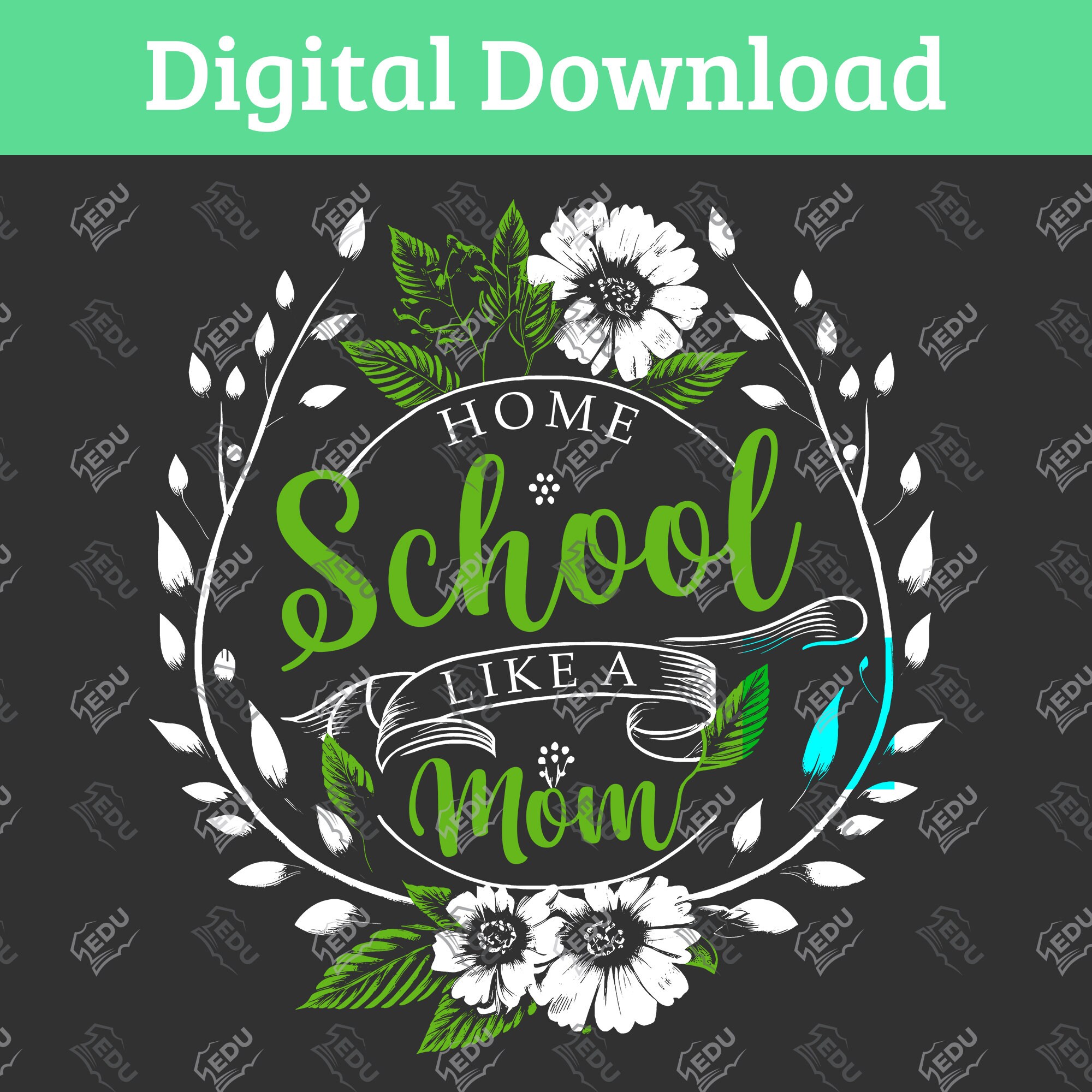 Homeschool Like A Mom PNG and SVG Files - Etsy India