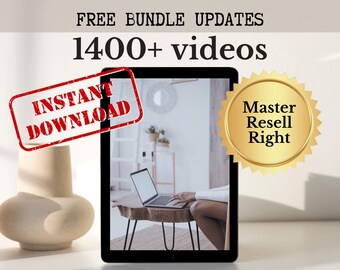 1400 Faceless Videos | Aesthetic Content | Master Resell Rights | MRR | Done For You | DFY Bundle | Faceless Instagram Kit | Story Templates