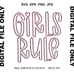 Rhinestone template ss10 - Digital File Only