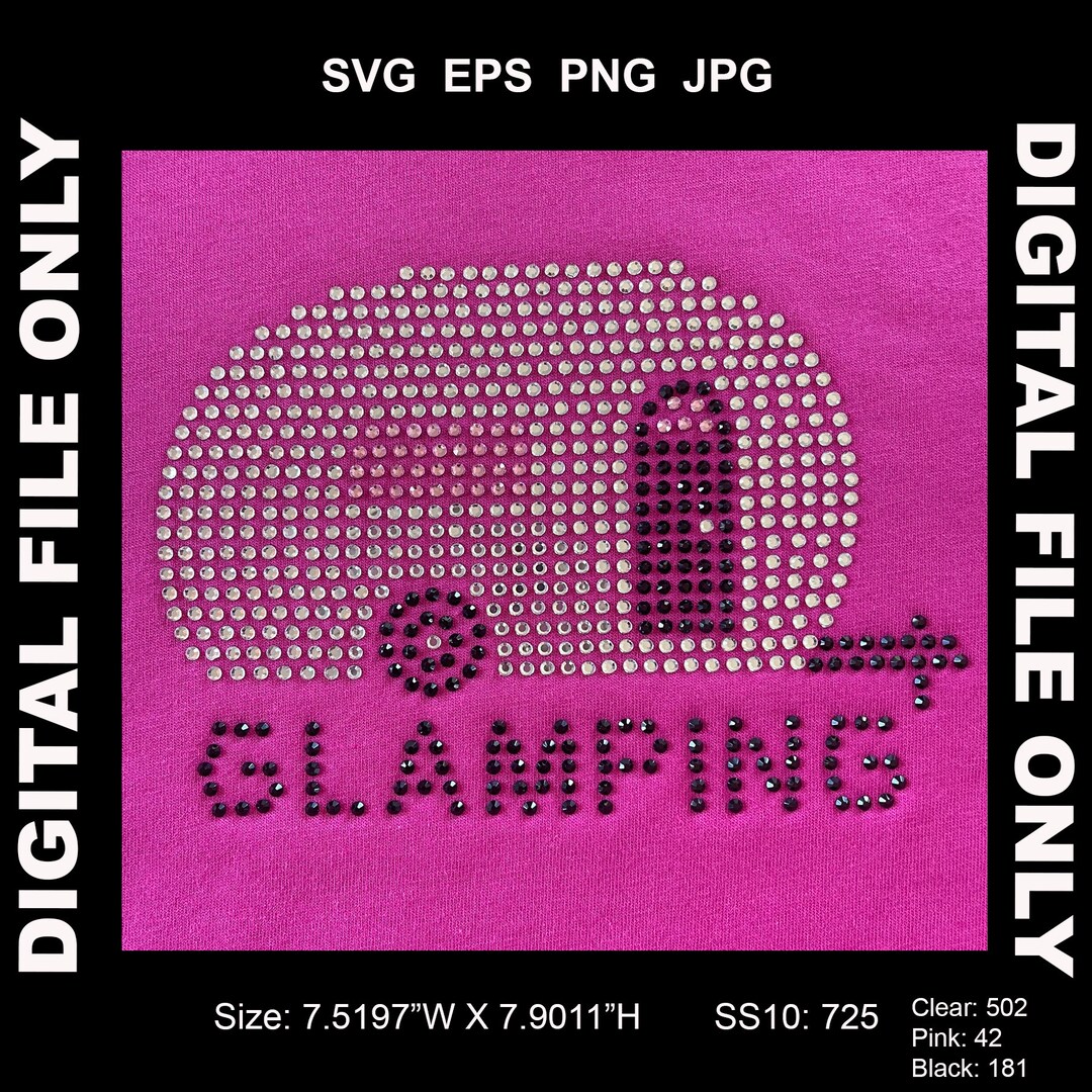 Rhinestone Template Ss10 - Digital Download Only - Etsy