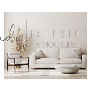 Real Room Mockup/Neutral Room/ Living Room Mockup/ Black Space for Art/ Blank Wall/ Salon/ Frame Mockup/ Room Template /PNG JPG PSD