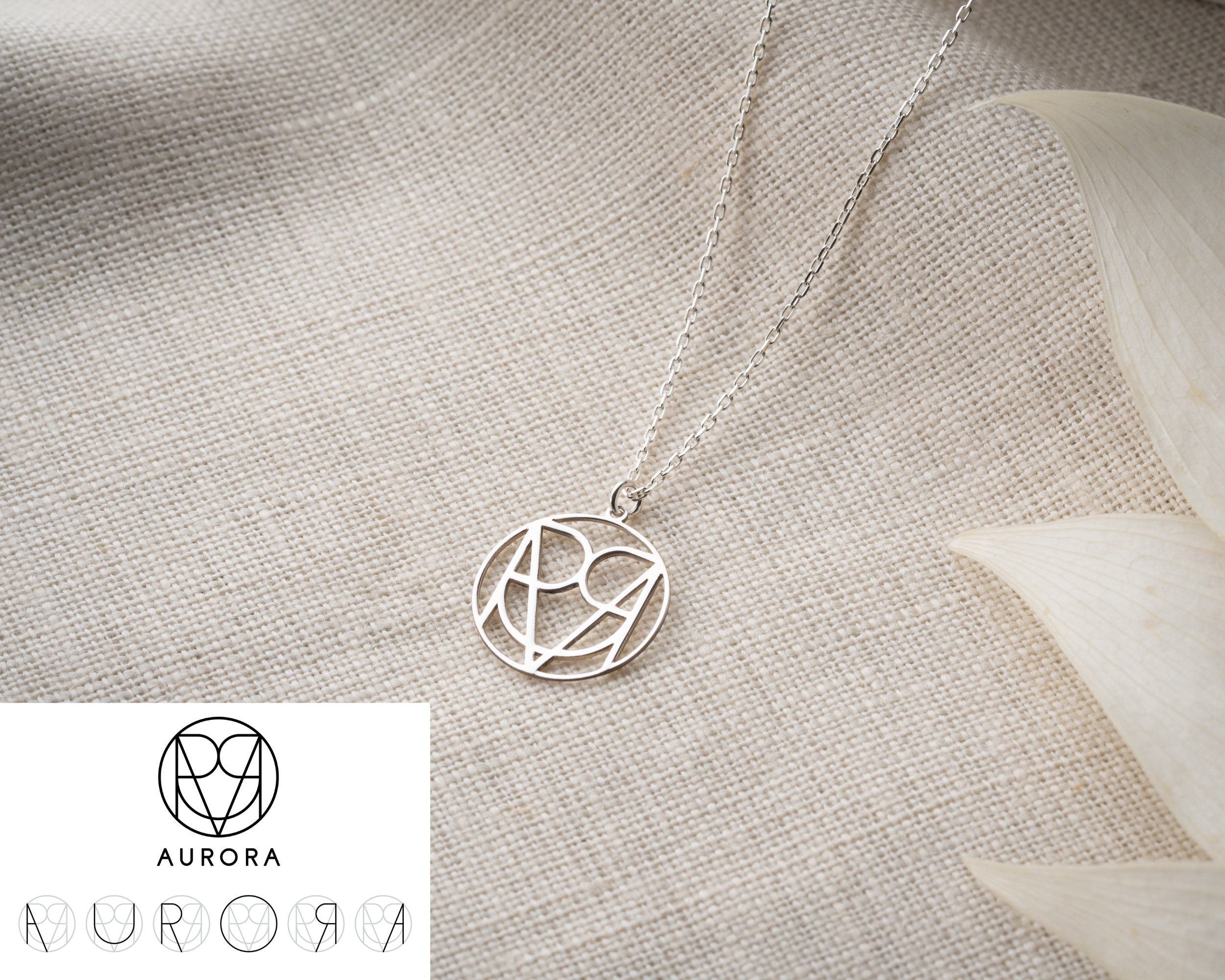 Personalized Logo Name Necklace, Custom Dainty Necklace for Birthday Mothers Day Gifts, Engagement Gifts for, One of a Kind Jewelry