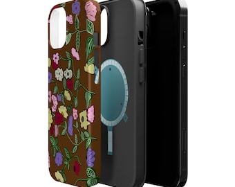 Funda magnética para teléfono con diseño floral de piano de Eras Tour