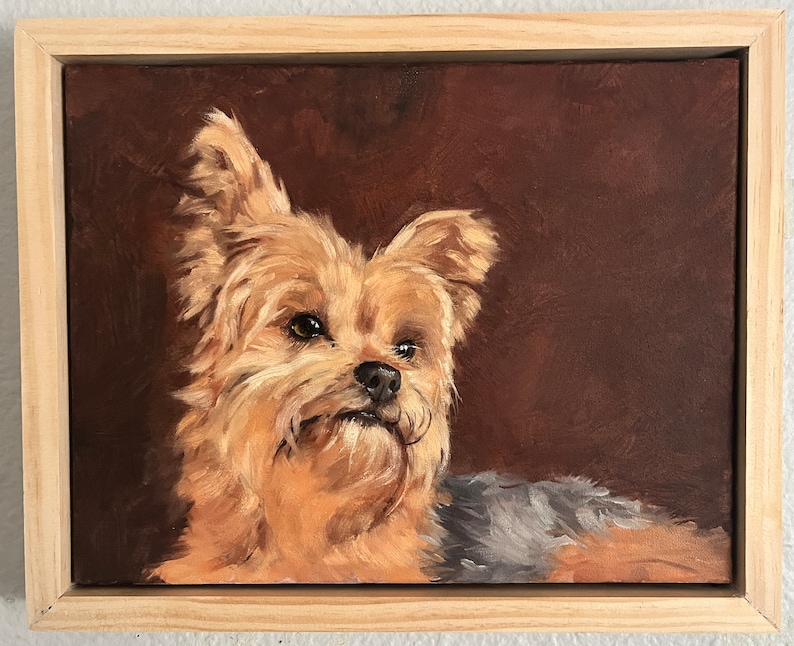 Custom Pet Portraits Oil Painting on Canvas Dogs/cats/others Etsy