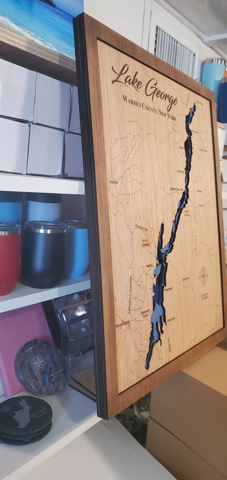 Lake Opechee, New Hampshire Depth Map Any Lake, Pond, or Reservoir