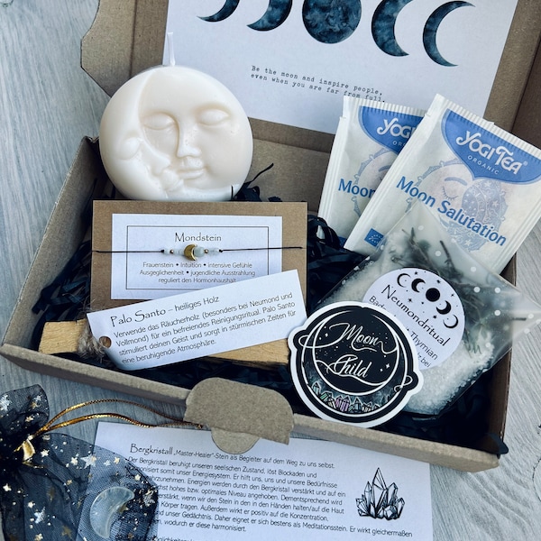 Geschenkset MOND spirituelle Geschenkebox