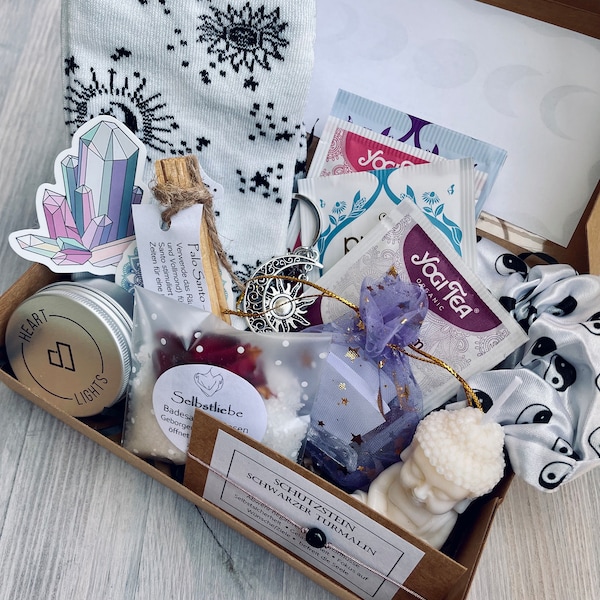 Großes Geschenkset SPIRIT spirituelle Geschenkebox Hexengeschenkset Yoga