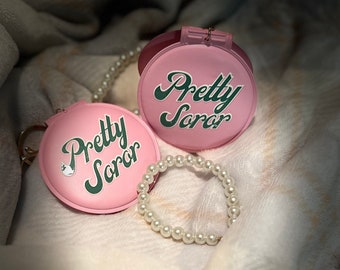 Pretty Girl Keychain mirror; Portable mirror; AKA mirror; D9 mirror