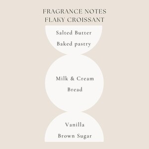 Croissant Scented Wood Wick Candle | Coconut Soy Wax | Eco-Friendly & Non-Toxic | Hand Made in Sweden image 9