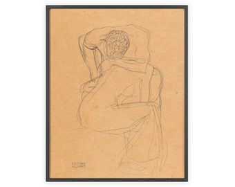Gustav Klimt - "Lovers" 1903 | Borderless, Full Page Print | Unframed Fine Art Print
