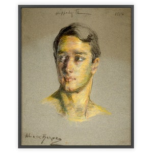 Alice Pike Barney - &quot;Hippolyte Thom&quot; c. 1910 | Unframed Fine Art Print
