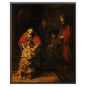 Rembrandt van Rijn - &quot;Return of the Prodigal Son&quot; c. 1668 | Unframed Fine Art Print