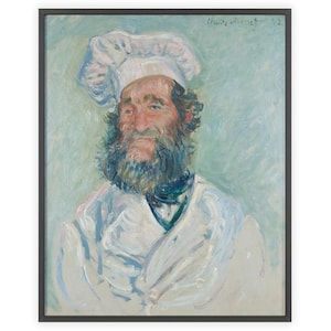 Claude Monet Der Koch Le Pere Paul Monsieur Paul 1882 Unframed Fine Art Print imagem 1