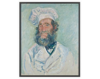 クロード・モネ - 「大きな葉巻をくわえた男の風刺画」 1856年