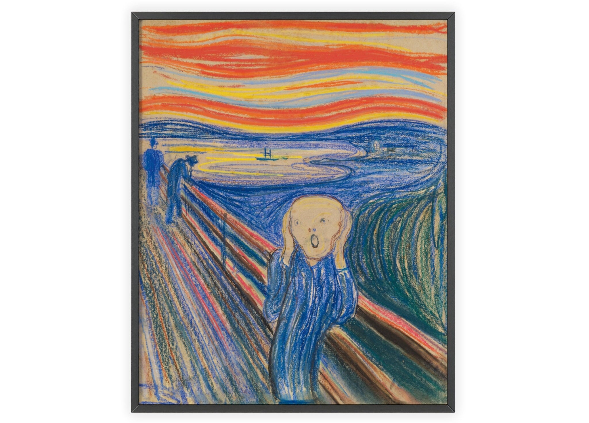 エドヴァルド・ムンク - 「叫び」 1895 | 額装なしの美術プリント