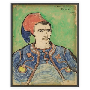 Vincent Van Gogh - "The Zouave" 1888 | Unframed Fine Art Print