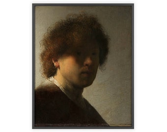 Rembrandt van Rijn - "Self-portrait, Rembrandt van Rijn" c. 1628 | Unframed Fine Art Print