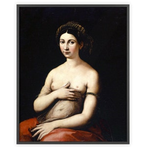 Raffaello Sanzio Da Urbino - &quot;La Fornarina&quot; c. 1520 | Unframed Fine Art Print