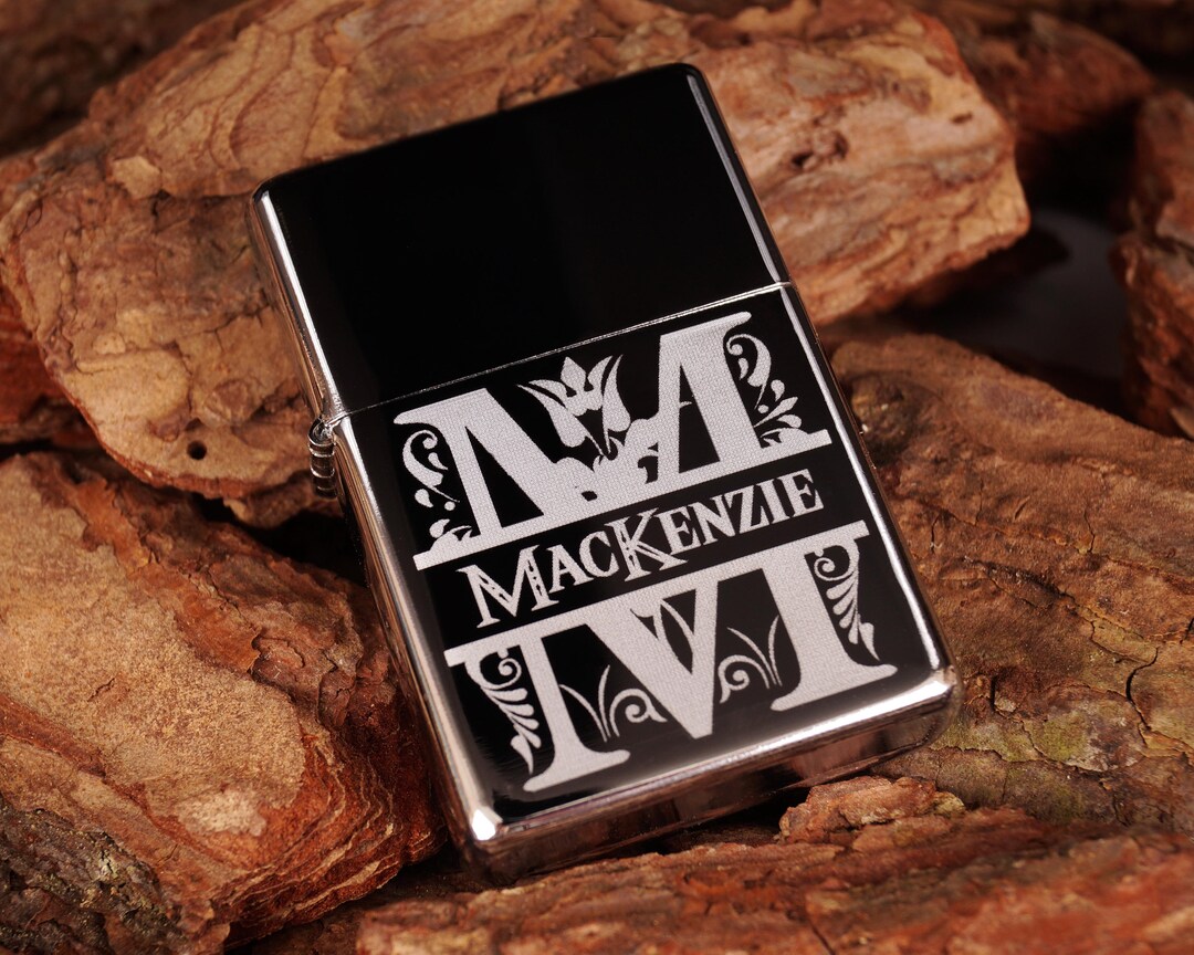 Personalized Cigar Lighter Personalized Engraved Silver Etsy