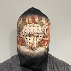 Kanye Donda Yeezy Ye Balaclava Hip hop Mask | Vintage Fashion Mask for Streetwear Club | UV Protection Ski Mask | Full Face Cover Hood
