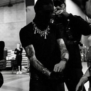 Peso Pluma Mask LA Concert 8.24.24 inspirierte Rohling Netzmaske Balaclava