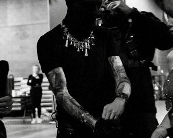 Peso Pluma Mask  LA Concert 8.24.24 inspired blank mesh mask balaclava