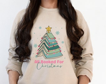 Christmas Shirt, Christmas Tree Shirt, Christmas Tree Book, Merry Christmas Tree, Holiday Shirt, Christmas Gift Shirt, Gift for Teacher