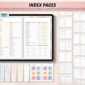 All-in-One Digital Planner 2024, 2025, 2026, Undated Digital Planner, Digital Journal, Digital Goodnotes Template, Notability, Daily Planner afbeelding 7