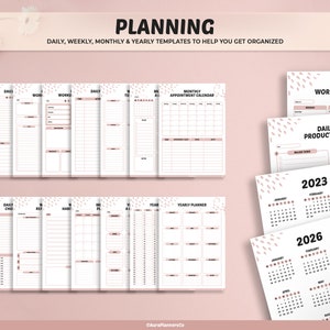 ADHD Planner Adult, Printable ADHD Planner, Fillable ADHD Planner, Adhd Productivity Planner, Adhd Journal, Fillable Printable Life Planner image 3