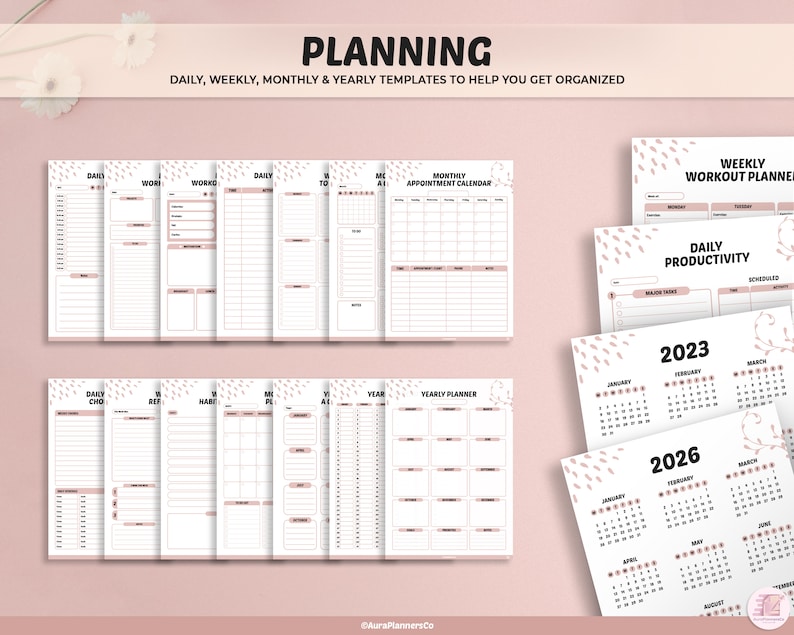 ADHD Planner Adult, Printable ADHD Planner, Fillable ADHD Planner, Adhd Productivity Planner, Adhd Journal, Fillable Printable Life Planner image 3