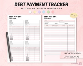 Debt Tracker - Etsy