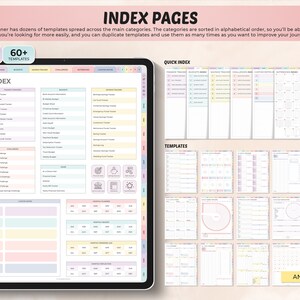Digital Financial Budget Planner, Undated Digital Planner, Finance Tracker, Goodnotes Template, Portrait Budget Planner, Monthly Budget image 6