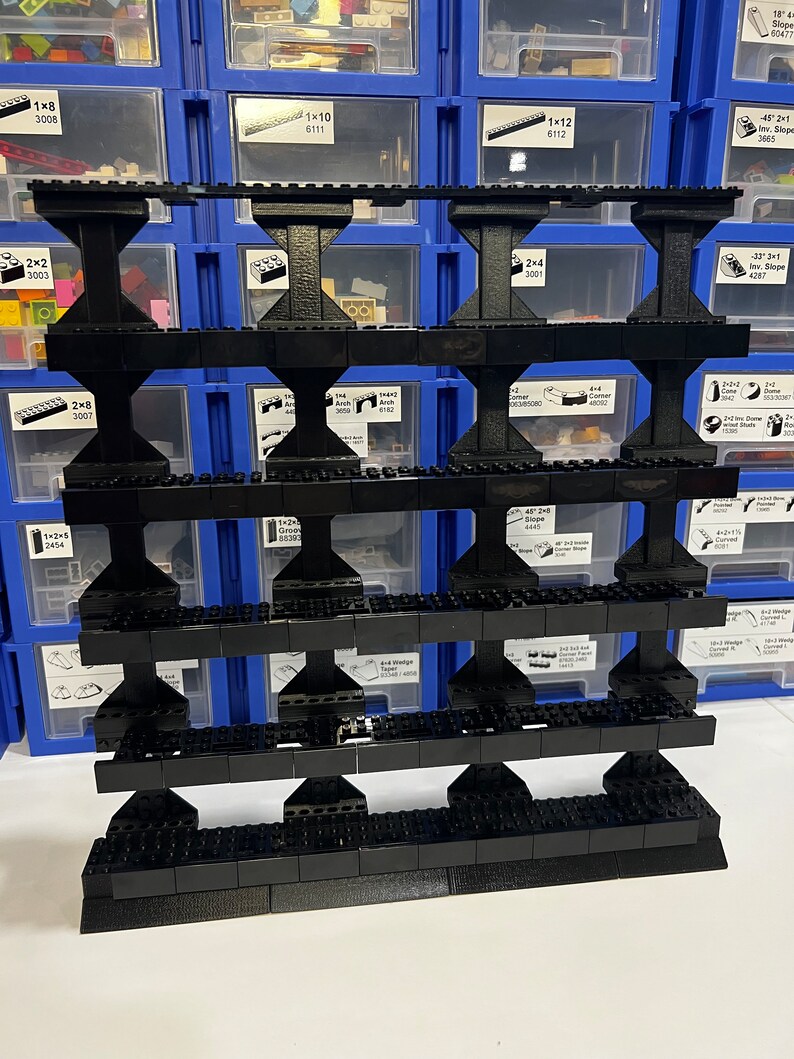 LEGO Minifigure Display Stand, Display Frame Showcase, 3D Printed