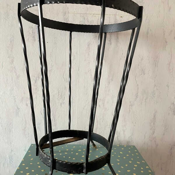 Wrought Iron Umbrella Stand Etsy