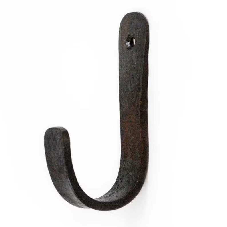 Wrought iron coat hooks image 2