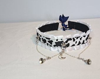 Cow collar, fancy dress, sexy, larp, roleplay, gift ideas