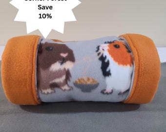 Handmade Fleece Guinea Pig Tunnel – Small Pet Play Space