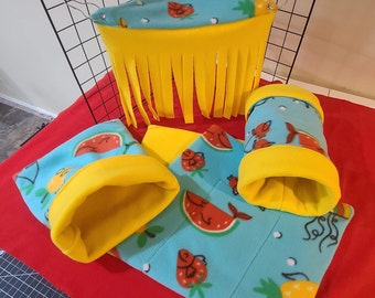 Guinea Pig Custom Fleece Cage Liner Set