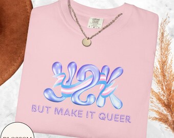 Camiseta del Orgullo Queer de los 2000, camiseta con estampado de la bandera trans, ropa para aliados LGBTQ.