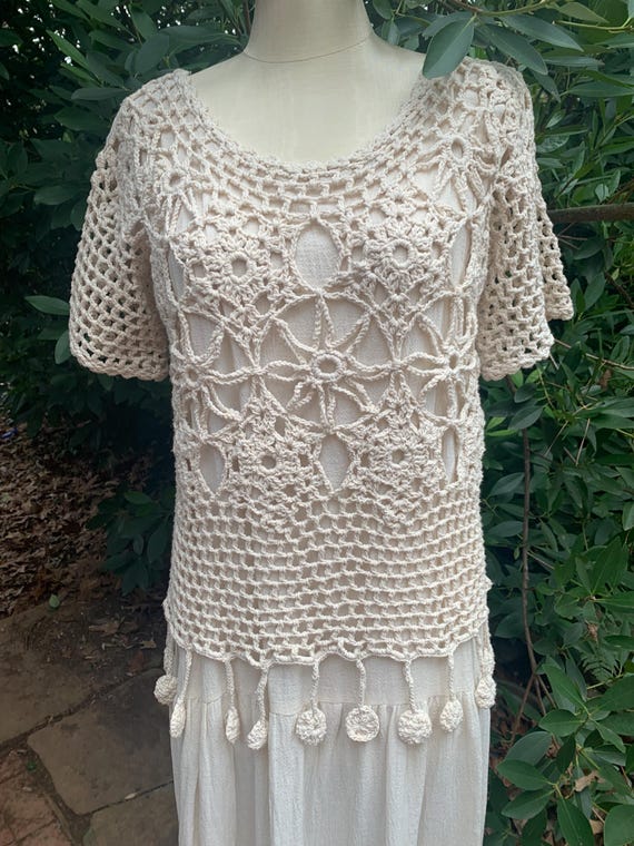fancy crochet dress Golden Sand Dress Crochet Pattern